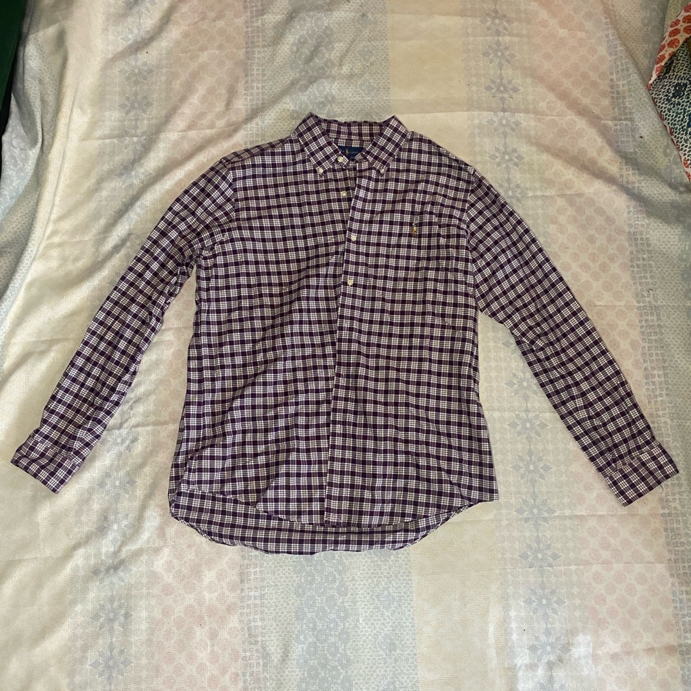 Ralph Lauren Purple Button Down Shirt